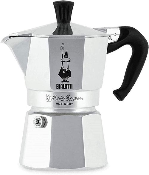 Bialetti Moka Express Stovetop Espresso Maker (3 Cup)