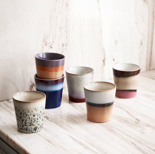 Colourful Glazed Espresso Cups